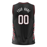 Custom Team Design Black & Maroon Colors Design Sports Basketball Jersey BS00MH020108