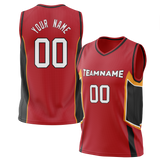 Custom Team Design Red & Black Colors Design Sports Basketball Jersey BS00MH040901