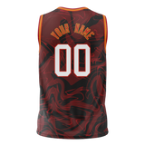 Custom Team Design Black & Maroon Colors Design Sports Basketball Jersey BS00MH050108