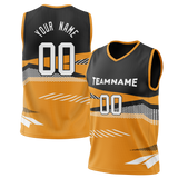 Custom Team Design Red & Light Orange Colors Design Sports Basketball Jersey