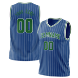 Custom Team Design Blue & White Colors Design Sports Basketball Jersey BS00MT102002