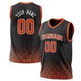 Custom Team Design White & Orange Colors Design Sports Basketball Jersey