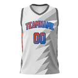 Custom Team Design White & Gray Colors Design Sports Basketball Jersey BS00OCT060203