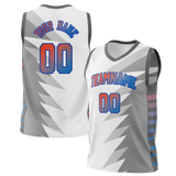 Custom Team Design White & Gray Colors Design Sports Basketball Jersey BS00OCT060203