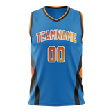 Custom Team Design Blue & Black Colors Design Sports Basketball Jersey BS00OCT102001