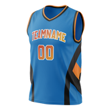 Custom Team Design Blue & Black Colors Design Sports Basketball Jersey BS00OCT102001