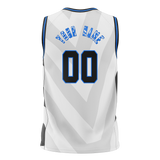 Custom Team Design White & Gray Colors Design Sports Basketball Jersey BS00OM010203