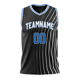 Custom Team Design Black & White Colors Design Sports Basketball Jersey BS00OM020102