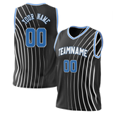 Custom Team Design Black & White Colors Design Sports Basketball Jersey