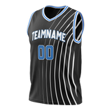 Custom Team Design Black & White Colors Design Sports Basketball Jersey BS00OM020102