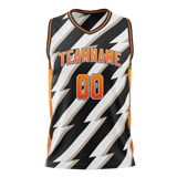 Custom Team Design Black & White Colors Design Sports Basketball Jersey BS00OM040102