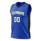 Custom Team Design Royal Blue & White Colors Design Sports Basketball Jersey BS00OM071902