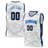 Custom Team Design White & Black Colors Design Sports Basketball Jersey