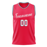 Custom Team Design Red & White Colors Design Sports Basketball Jersey BS00P7080902