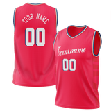 Custom Team Design Red & White Colors Design Sports Basketball Jersey