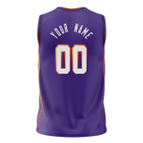 Custom Team Design Purple & White Colors Design Sports Basketball Jersey BS00PS062302