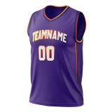 Custom Team Design Purple & White Colors Design Sports Basketball Jersey BS00PS062302