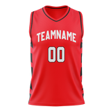 Custom Team Design Red & Black Colors Design Sports Basketball Jersey BS00PTB010901