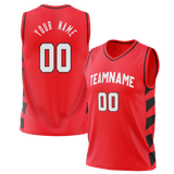 Custom Team Design Red & Black Colors Design Sports Basketball Jersey BS00PTB010901