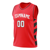 Custom Team Design Red & Black Colors Design Sports Basketball Jersey BS00PTB010901