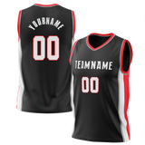 Custom Team Design Black & Red Colors Design Sports Basketball Jersey BS00PTB030109