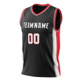 Custom Team Design Black & Red Colors Design Sports Basketball Jersey BS00PTB030109