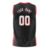 Custom Team Design Black & Red Colors Design Sports Basketball Jersey BS00PTB050109