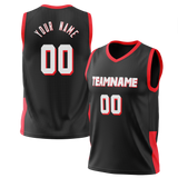 Custom Team Design Black & Red Colors Design Sports Basketball Jersey