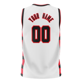 Custom Team Design White & Red Colors Design Sports Basketball Jersey BS00PTB060209