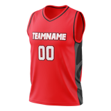 Custom Team Design Red & Black Colors Design Sports Basketball Jersey BS00PTB070901