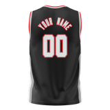 Custom Team Design Black & White Colors Design Sports Basketball Jersey BS00PTB090102