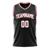 Custom Team Design Black & White Colors Design Sports Basketball Jersey BS00PTB090102