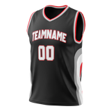 Custom Team Design Black & White Colors Design Sports Basketball Jersey BS00PTB090102