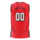 Custom Team Design Red & Black Colors Design Sports Basketball Jersey BS00PTB100901