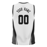 Custom Team Design White & Black Colors Design Sports Basketball Jersey BS00SAS050201