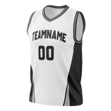 Custom Team Design White & Black Colors Design Sports Basketball Jersey BS00SAS050201