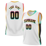 Custom Team Design White & Black Colors Design Sports Basketball Jersey