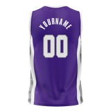 Custom Team Design Purple & Gray Colors Design Sports Basketball Jersey BS00SK092303