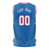 Custom Team Design Blue & Red Colors Design Sports Basketball Jersey BS00SK102009