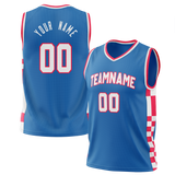 Custom Team Design Blue & Red Colors Design Sports Basketball Jersey