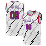 Custom Team Design Black & White Colors Design Sports Basketball Jersey