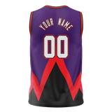 Custom Team Design Purple & Black Colors Design Sports Basketball Jersey BS00TR032301