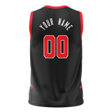 Custom Team Design Black & Red Colors Design Sports Basketball Jersey BS00TR050109