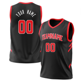 Custom Team Design Black & Red Colors Design Sports Basketball Jersey BS00TR050109