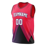 Custom Team Design Red & Black Colors Design Sports Basketball Jersey BS00TR080901