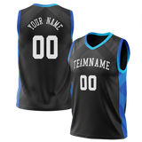 Custom Team Design Black & Blue Colors Design Sports Basketball Jersey