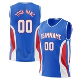 Custom Team Design Blue & White Colors Design Sports Basketball Jersey