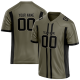 Custom Team Design Camo & Black Colors Design Sports Football Jersey