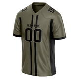 Custom Team Design Camo & Black Colors Design Sports Football Jersey FT00AC040601