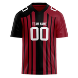 Custom Team Design Maroon & Black Colors Design Sports Football Jersey FT00AC070801